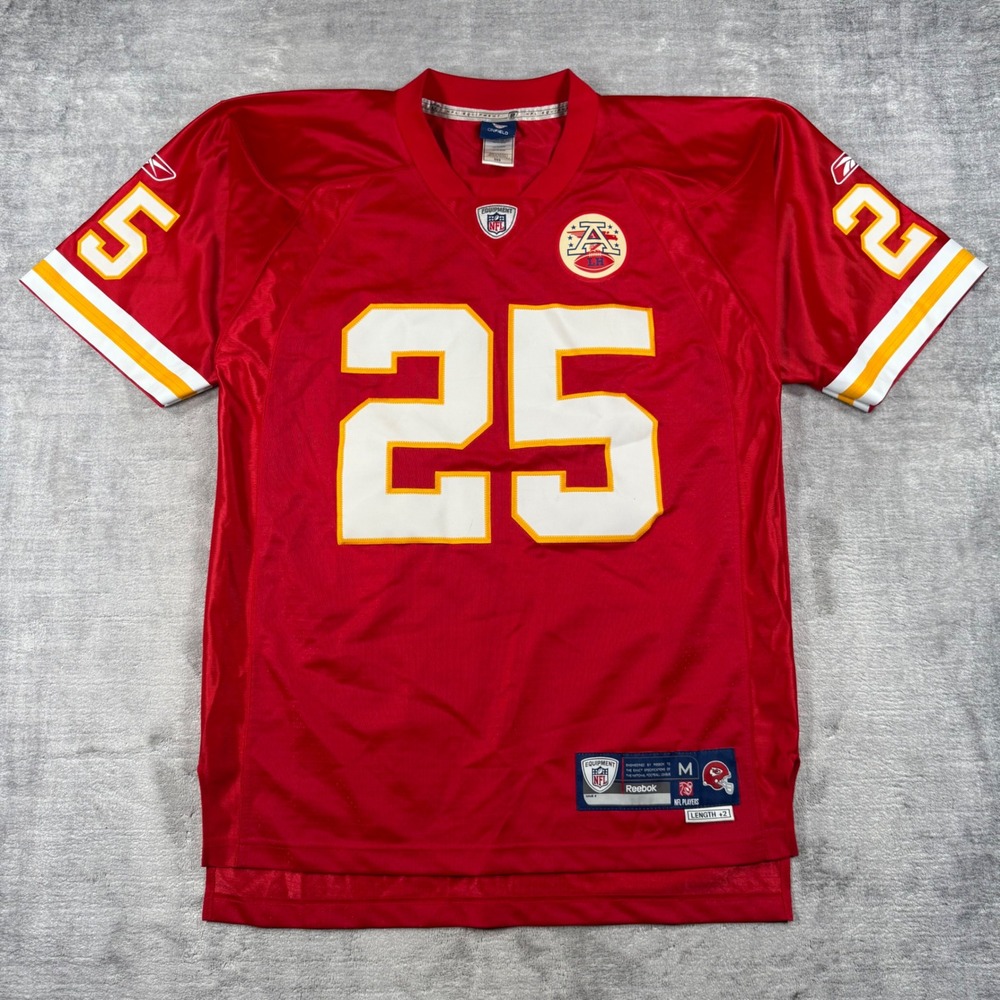 Kansas City Chiefs Jersey Mens Medium Red Jamaal Charles 25 NFL Football Reebok